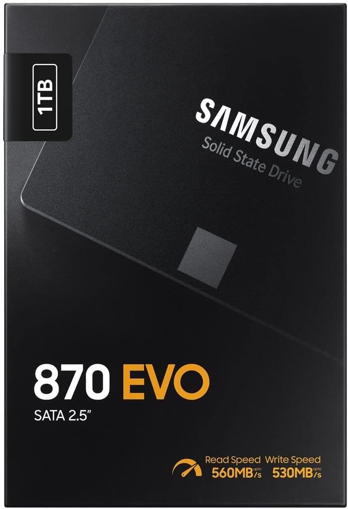 Samsung Ssd 870 Evo Sata 2.5 1Tb MZ-77E1T0B Samsung Ssd 870 Evo Sata 2.5 1Tb MZ-77E1T0B